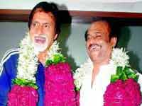 Amithab and Rajinikanth Amithab and Rajinikanth