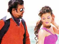 Rajini and Aishwarya Rai Rajini and Aishwarya Rai