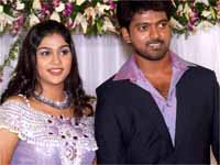 Vikranth and his Wife Manasa Vikranth and his Wife Manasa