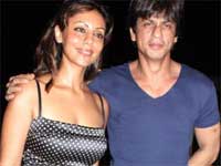 Sharukh with Gauri Sharukh with Gauri
