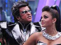 Rajinikanth and Aishwarya Rai Rajinikanth and Aishwarya Rai