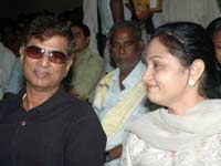 S A Chandrasekaran and Trisha mother Uma S A Chandrasekaran and Trisha mother Uma