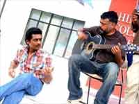 Goutham Menon with Surya Goutham Menon with Surya