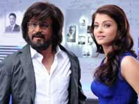 Rajinikanth and Aishwarya Rai Rajinikanth and Aishwarya Rai