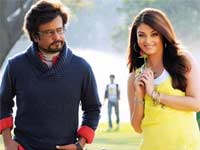Rajinikanth and Aishwarya Rai Rajinikanth and Aishwarya Rai