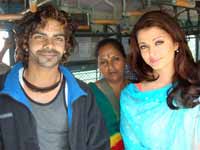Raaghav with Aishwarya Rai Raaghav with Aishwarya Rai