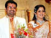Kavya Madhavan and Nishal Chandran Kavya Madhavan and Nishal Chandran