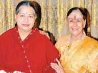 Jayalalitha with Kanchana Jayalalitha with Kanchana