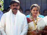 Pawan Kalyan with his Wife Pawan Kalyan with his Wife