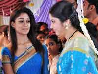 Nayanthara and Vijayalakshmi Nayanthara and Vijayalakshmi