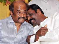Rajini and Vairamuthu Rajini and Vairamuthu