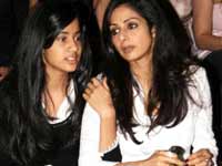 Sridevi with Jhanvi Sridevi with Jhanvi
