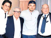 shahrukh khan with Leonardo shahrukh khan with Leonardo