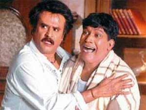 Rajini and Vadivelu Rajini and Vadivelu