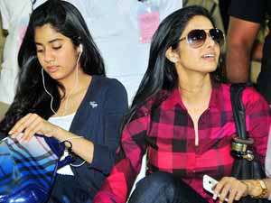Sridevi with daughter Jhanvi Sridevi with daughter Jhanvi