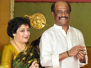 Latha and Rajinikanth Latha and Rajinikanth