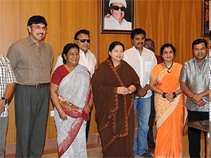 Tamil Actors Meet Jayalalitha Tamil Actors Meet Jayalalitha