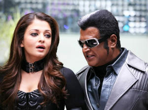Rajanikanth and Aishwarya Rai Rajanikanth and Aishwarya Rai