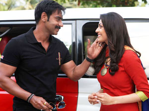 Ajay Devgan and Kajal Agarwal Ajay Devgan and Kajal Agarwal