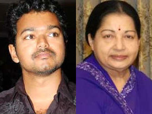 Vijay and Jayalalitha Vijay and Jayalalitha
