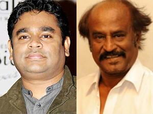 AR Rahman and Rajini AR Rahman and Rajini