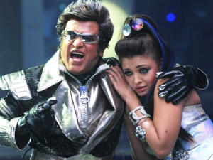 Rajanikanth and Aishwarya Rai Rajanikanth and Aishwarya Rai