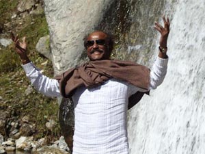 Rajini at Himalayas Rajini at Himalayas