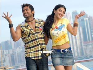 Suriya and Shruthi Haasan Suriya and Shruthi Haasan