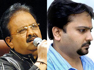 SP Balasubramaniyan and SPB Charan SP Balasubramaniyan and SPB Charan