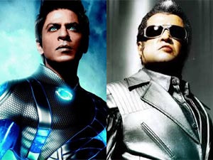 Shahrukh Khan and Rajinikanth Shahrukh Khan and Rajinikanth