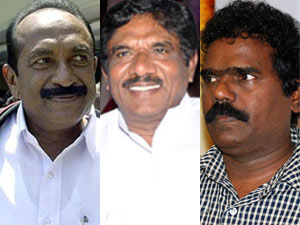 Vaiko, Bharathiraja and Thangar Bachchan Vaiko, Bharathiraja and Thangar Bachchan