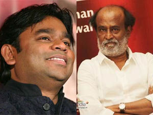 AR Rahman and Rajinikanth AR Rahman and Rajinikanth