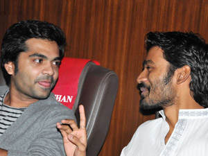 Simbu and Dhanush Simbu and Dhanush