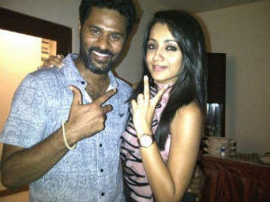 Prabhu Deva and Trisha Prabhu Deva and Trisha