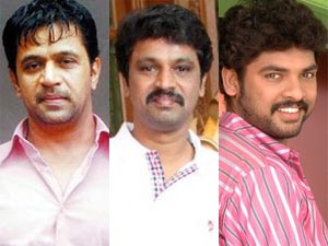 Arjun, Cheran and Vimal Arjun, Cheran and Vimal