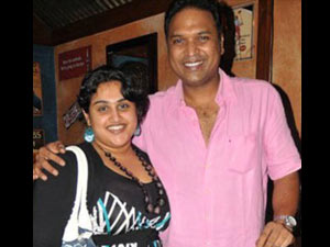 Vanitha with Anand Rajan Vanitha with Anand Rajan