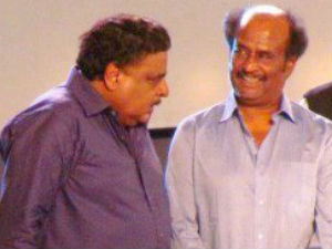 Ambarish and Rajinikanth Ambarish and Rajinikanth