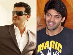 Ajith and Arya Ajith and Arya