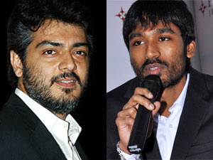 Ajith and Dhanush Ajith and Dhanush