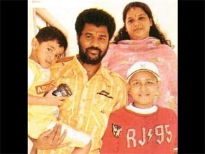 Prabhu deva with his family Prabhu deva with his family