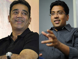 Kamal Hassan and Chakri Toleti Kamal Hassan and Chakri Toleti