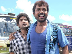 Santhanam and Karthi Santhanam and Karthi