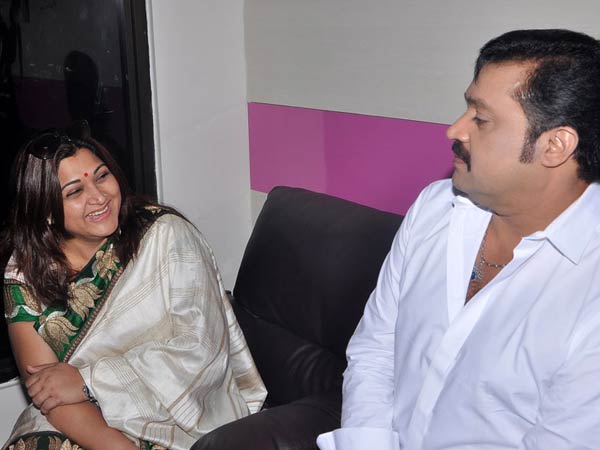 Kushboo and Suresh Gopi Kushboo and Suresh Gopi