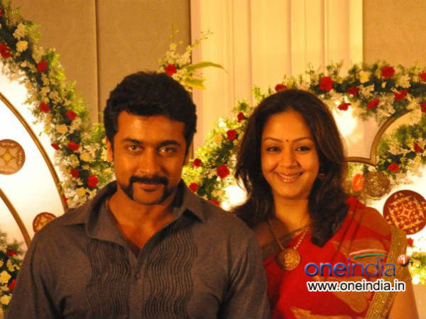 பெரும் எதிர்பார்ப்புக்கு இடையே நடந்த சூர்யா-ஜோ திருமணம்