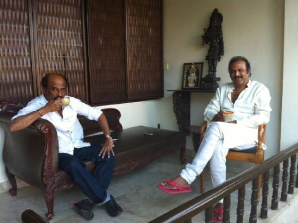 மோகன் பாபுவுடன் ரஜினி