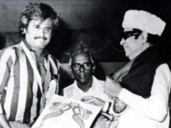 எம்.ஜி.ஆருடன் ரஜினி