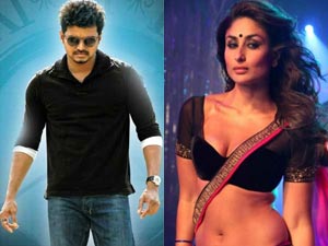 Vijay with Kareena Kapoor Vijay with Kareena Kapoor