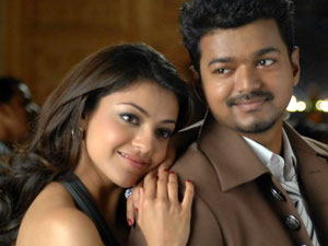 Vijay with Kajal Agarwal Vijay with Kajal Agarwal