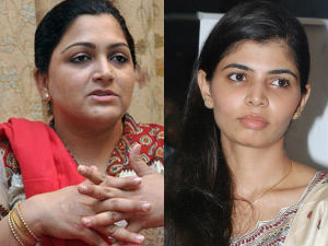 Kushboo and Chinmayi Kushboo and Chinmayi