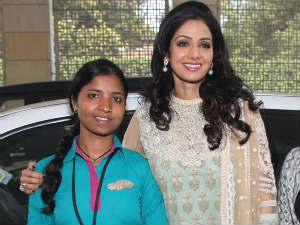 Sridevi with Savitha Sridevi with Savitha